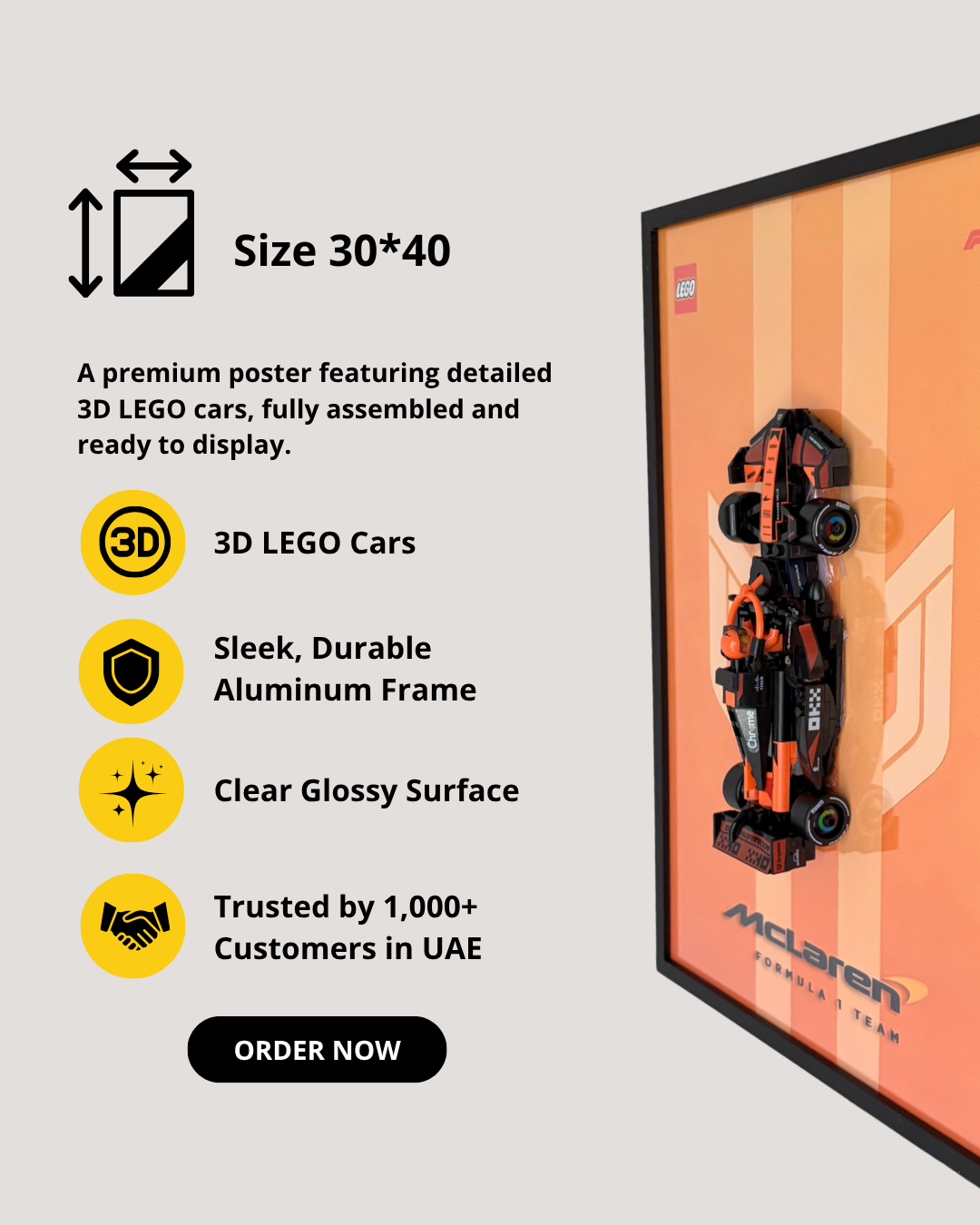 LEGO 3D MACLAREN - FORMULA 1