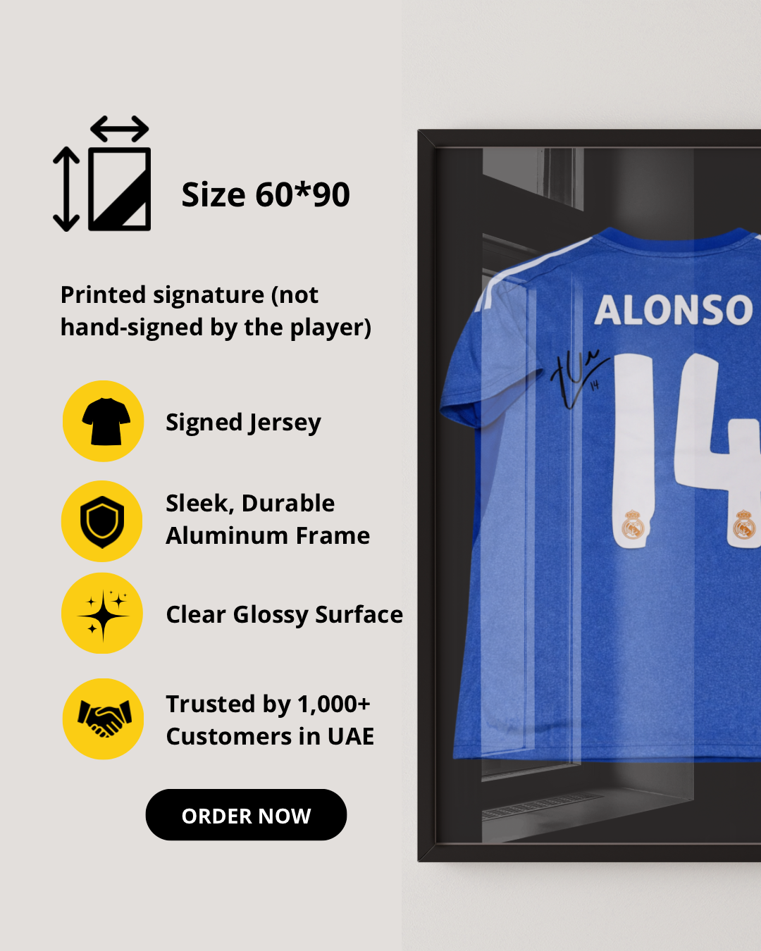 XABI ALONSO - SIGNED REAL MADRID 2013/2014 JERSEY