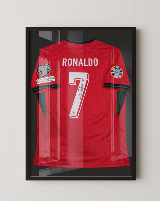 CRISTIANO RONALDO - SIGNED PORTUGAL EURO 2024 JERSEY