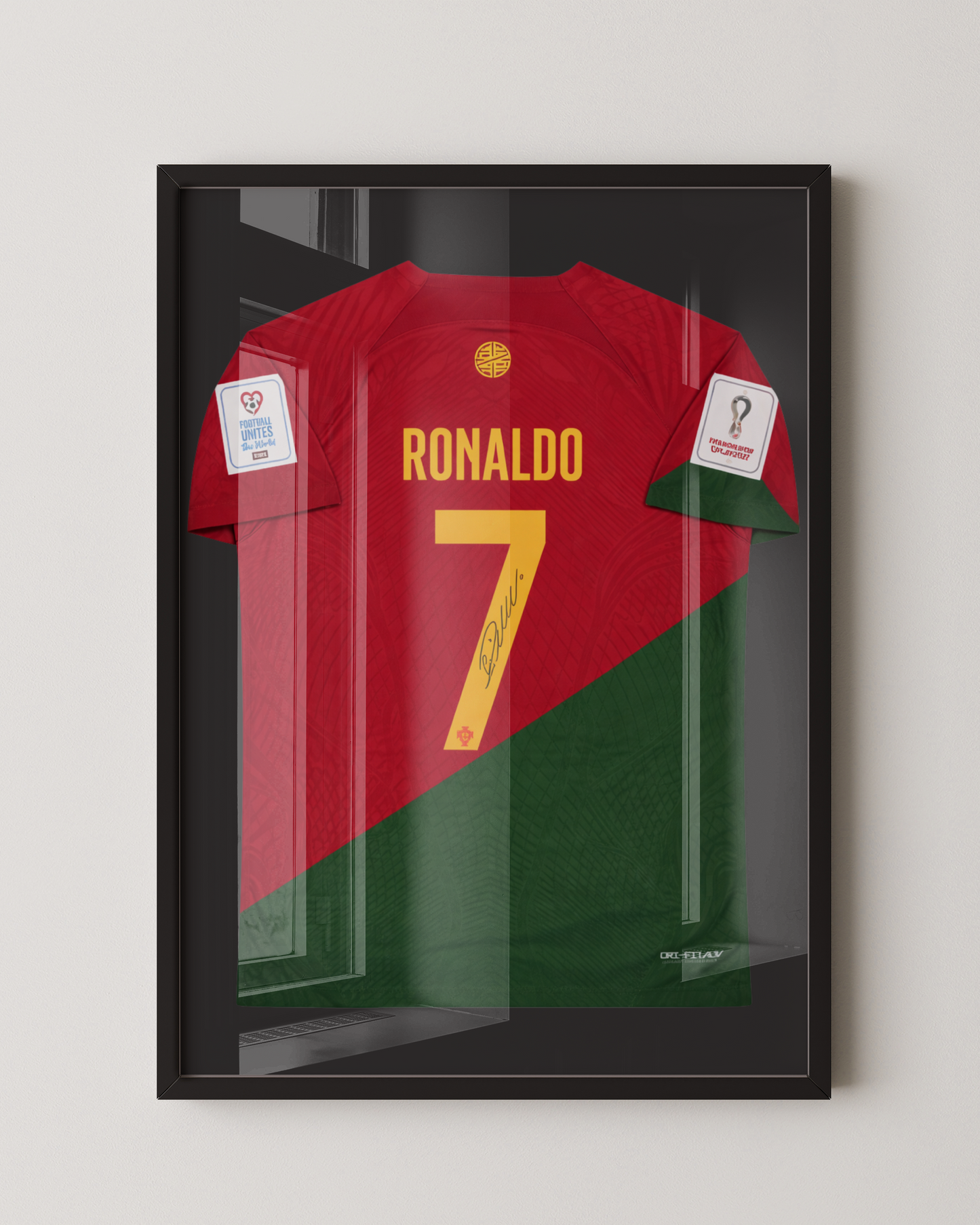 CRISTIANO RONALDO - SIGNED PORTUGAL QATAR WORLD CUP 2022 JERSEY