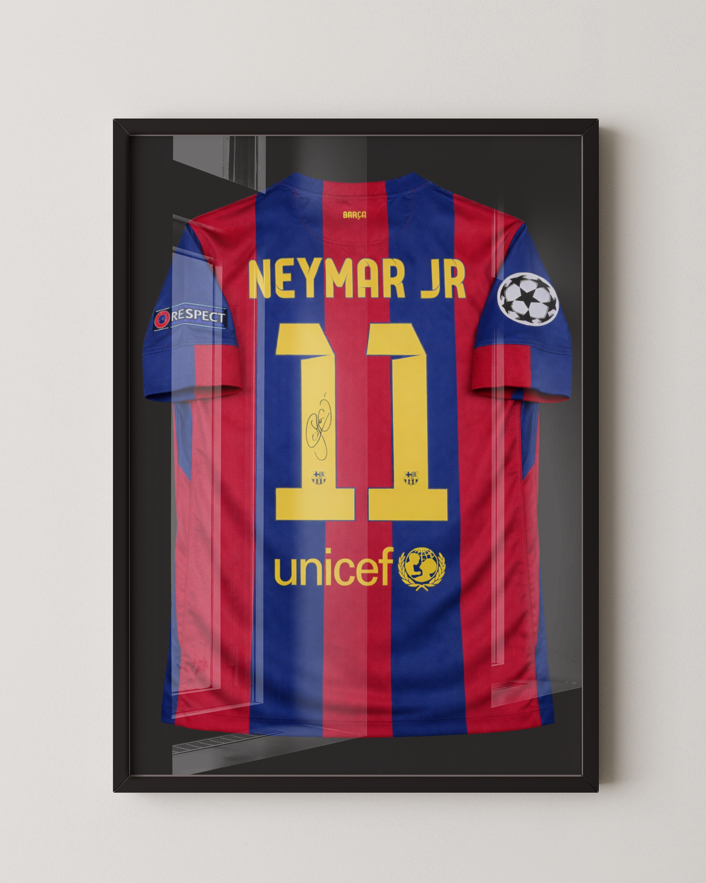 NEYMAR JR - SIGNED BARCALONA 2014/2015 JERSEY