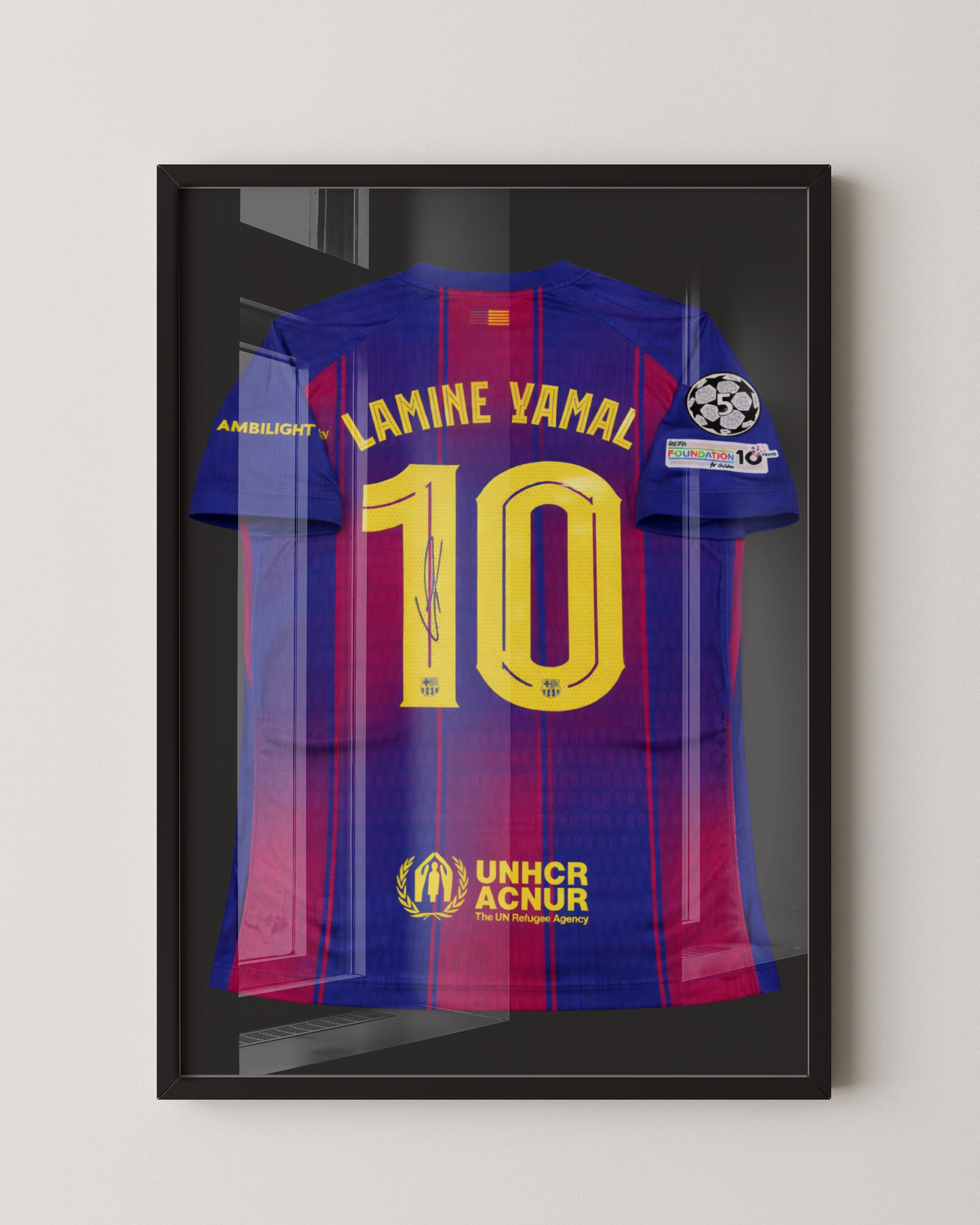 LAMINE YAMAL - SIGNED BARCALONA 2025/2026 JERSEY