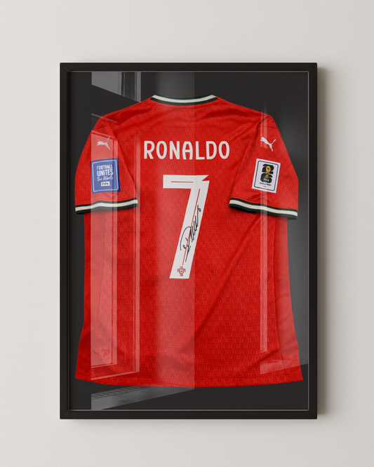 CRISTIANO RONALDO - SIGNED PORTUGAL WORLD CUP 2026 JERSEY