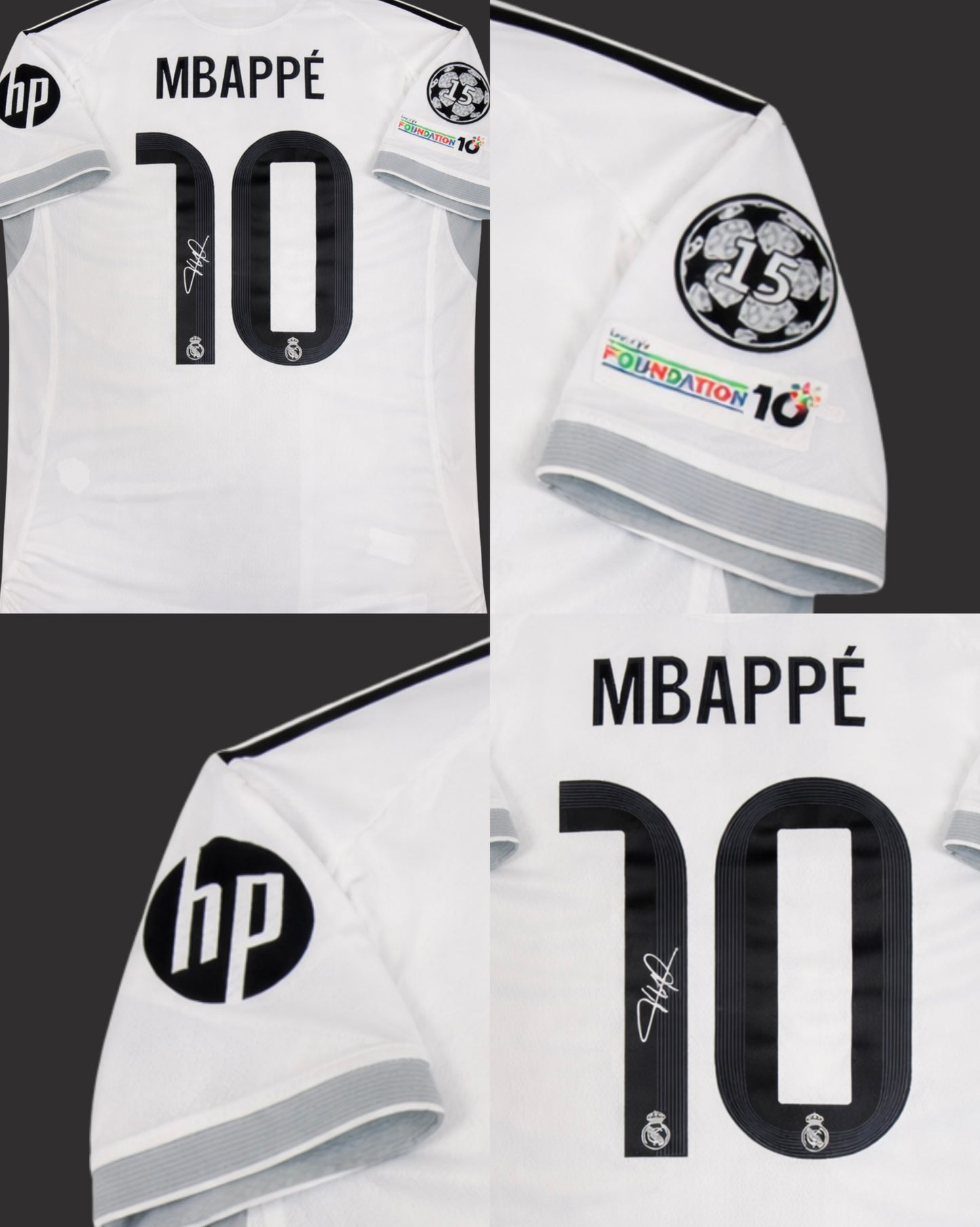 KYLIAN MBAPPE - SIGNED REAL MADRID WHITE 2025/2026 JERSEY