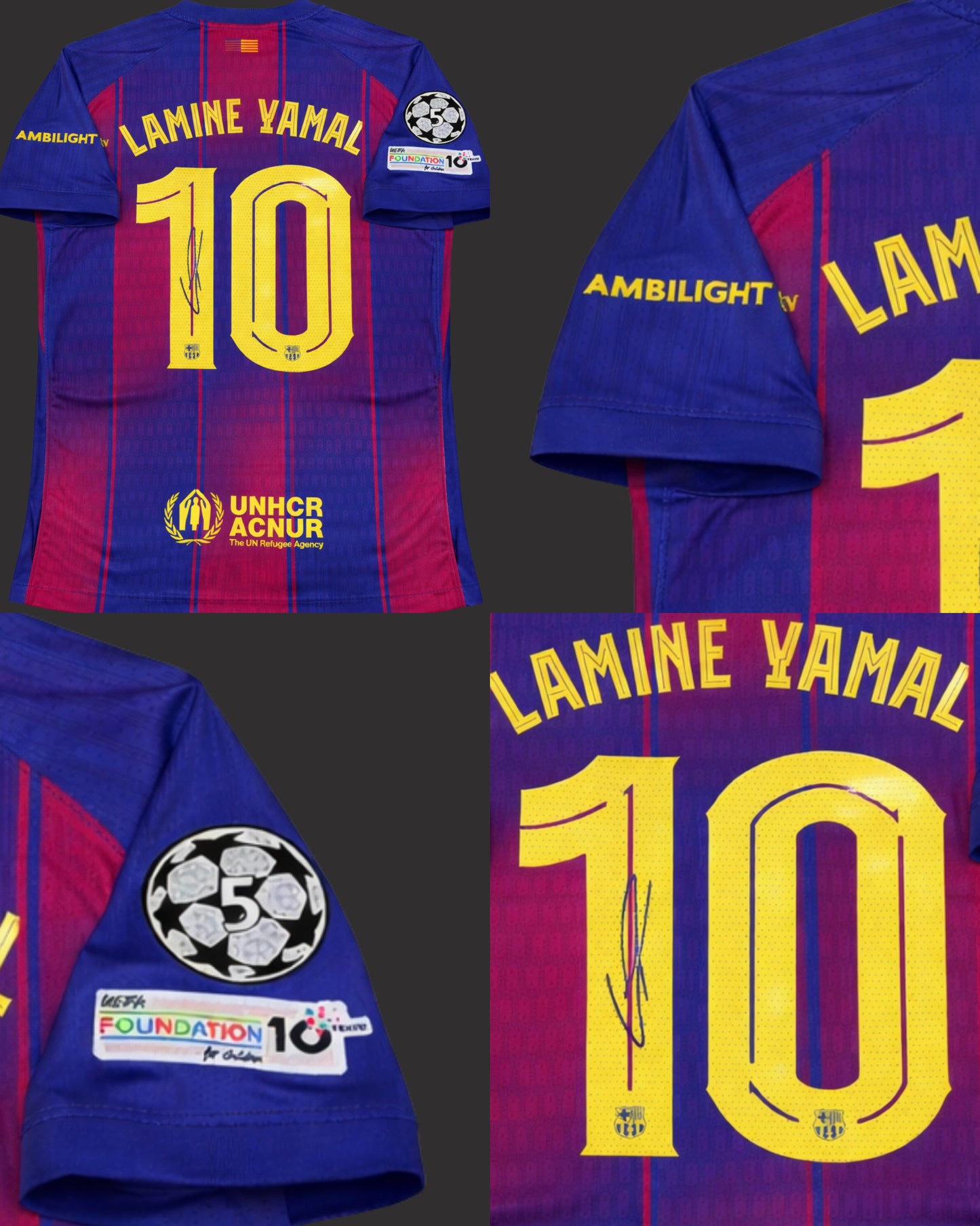 LAMINE YAMAL - SIGNED BARCALONA 2025/2026 JERSEY