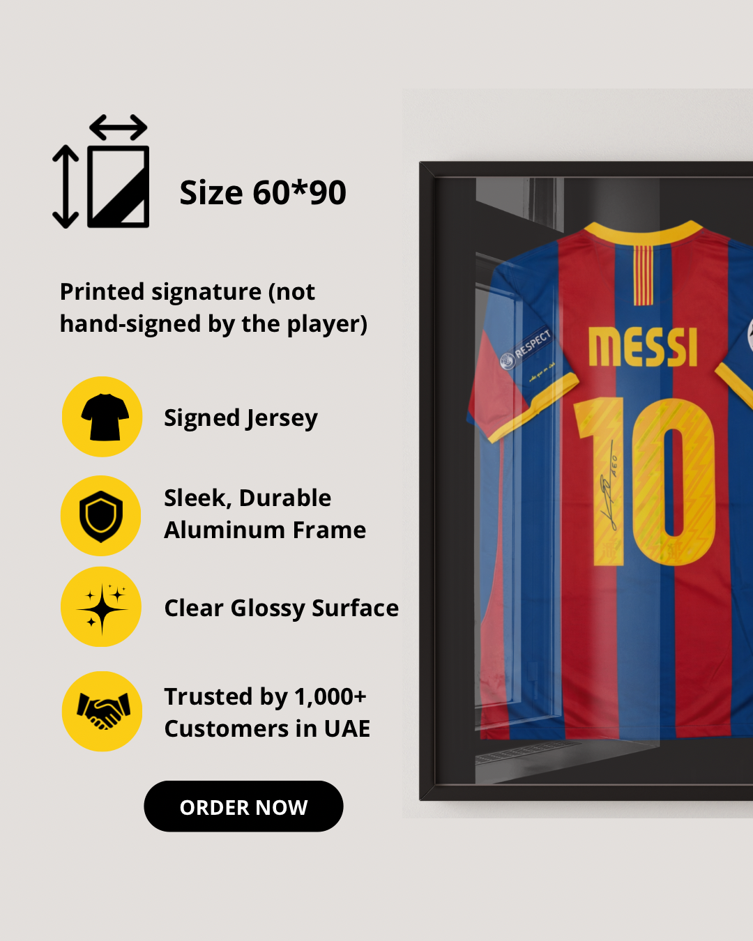 MESSI - SIGNED BARCALONA 2010/2011 JERSEY