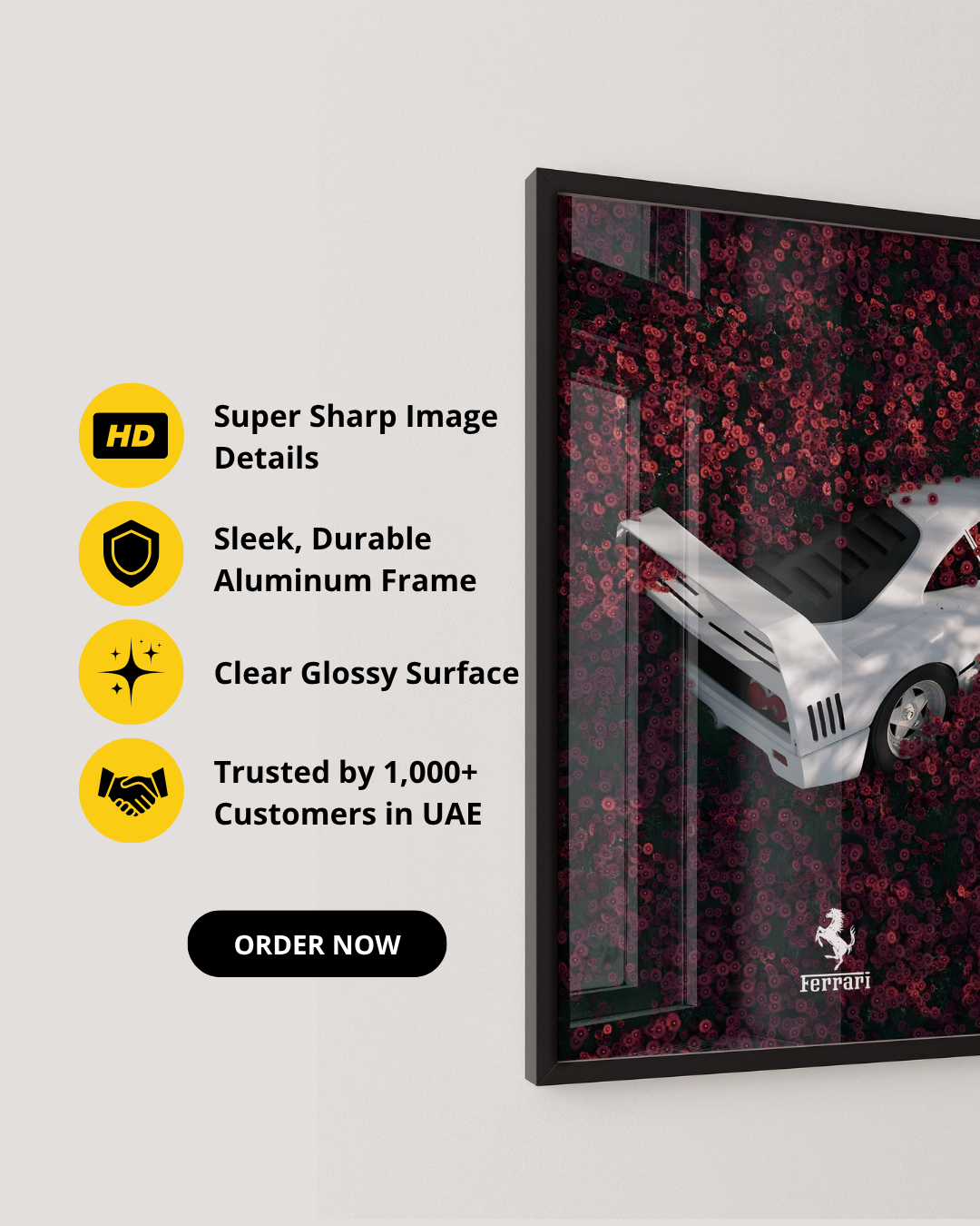 FERRARI - FLOWERS FEILD