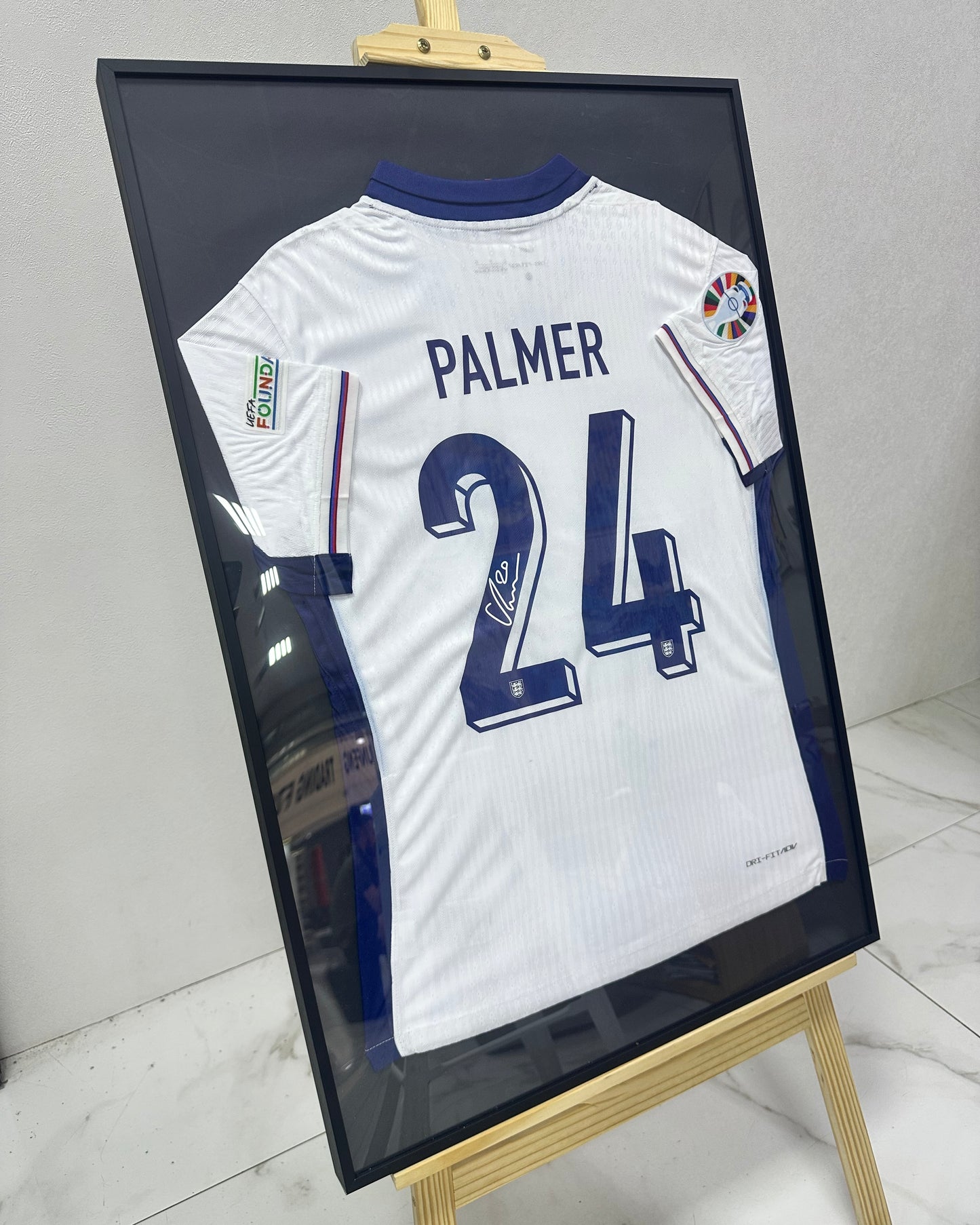 COLE PALMER - SIGNED ENGLAND EURO 2024 JERSEY