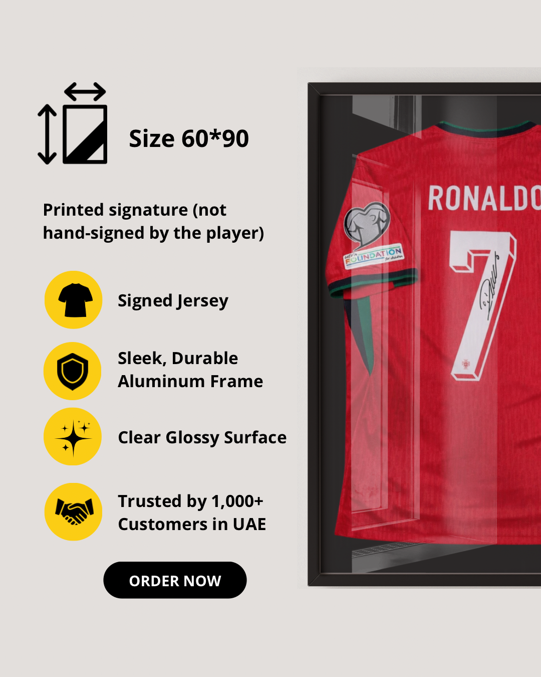 CRISTIANO RONALDO - SIGNED PORTUGAL EURO 2024 JERSEY