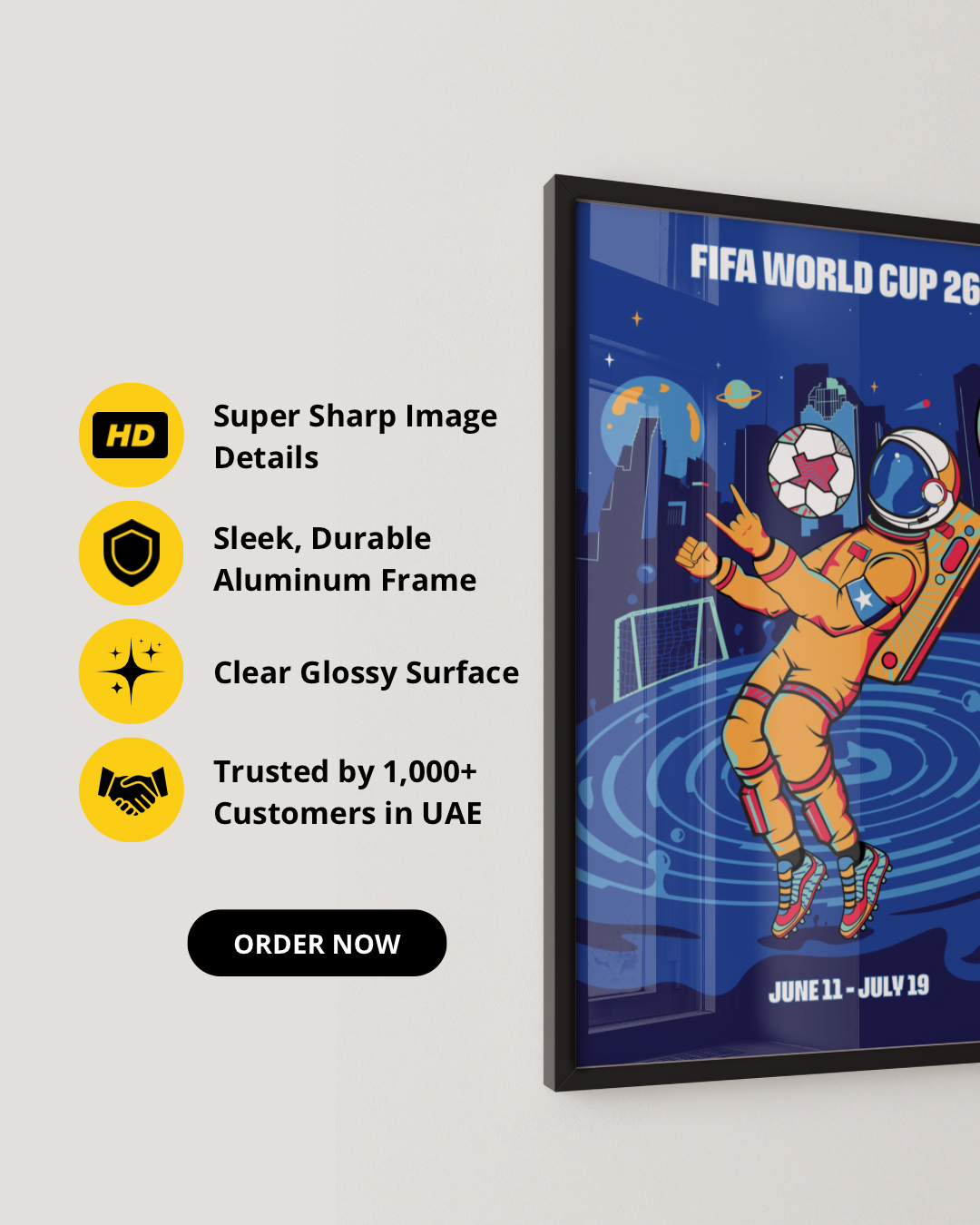 FIFA WORLD CUP 2026 -  HOUSTON CITY POSTER