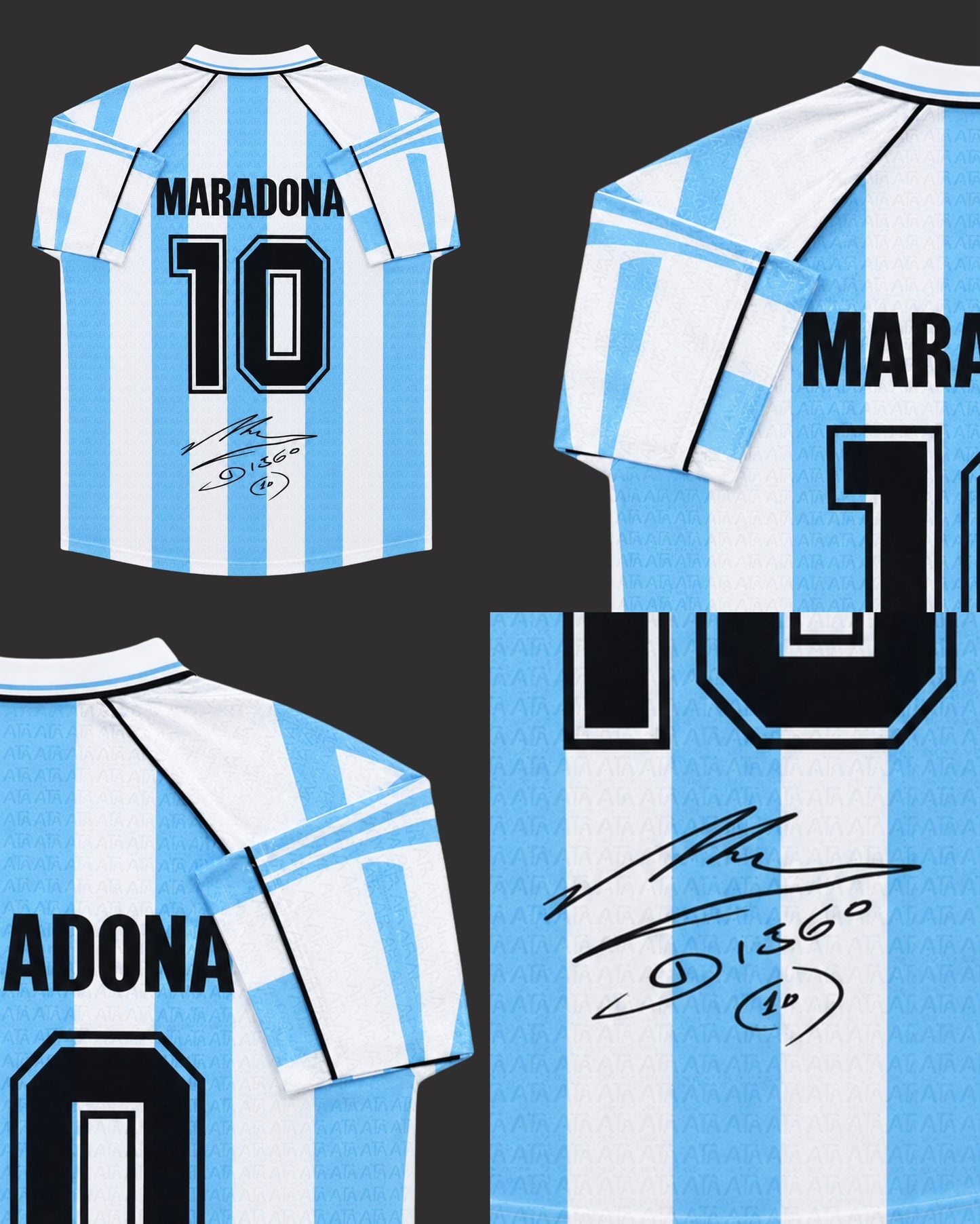 DIEGO MARADONA - SIGNED ARGENTINA WORLD CUP 1994 JERSEY