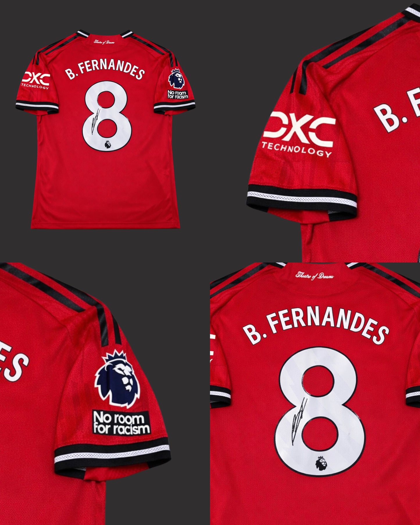 BRUNO FERNANDES - SIGNED MANCHESTER UNITED 2023/2024 JERSEY