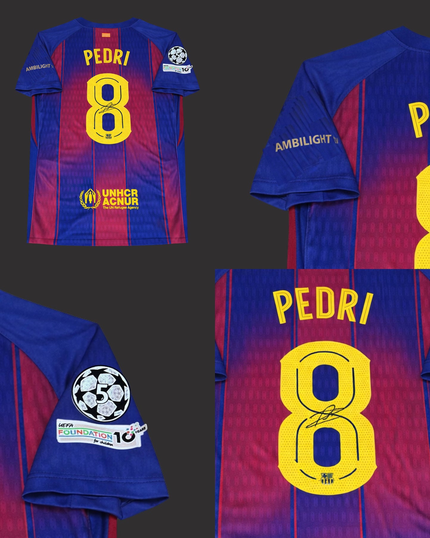 PEDRI - SIGNED BARCALONA 2025/2026 JERSEY