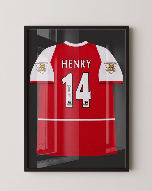 THIERRY HENRY - SIGNED ARSENAL 2003/2004 INVINCIBLES HOME JERSEY