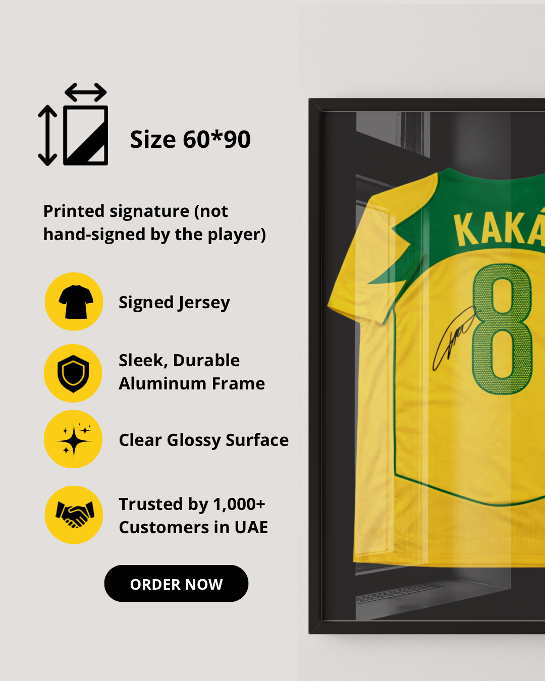 KAKA - SIGNED BRAZIL 2004/2006 JERSEY
