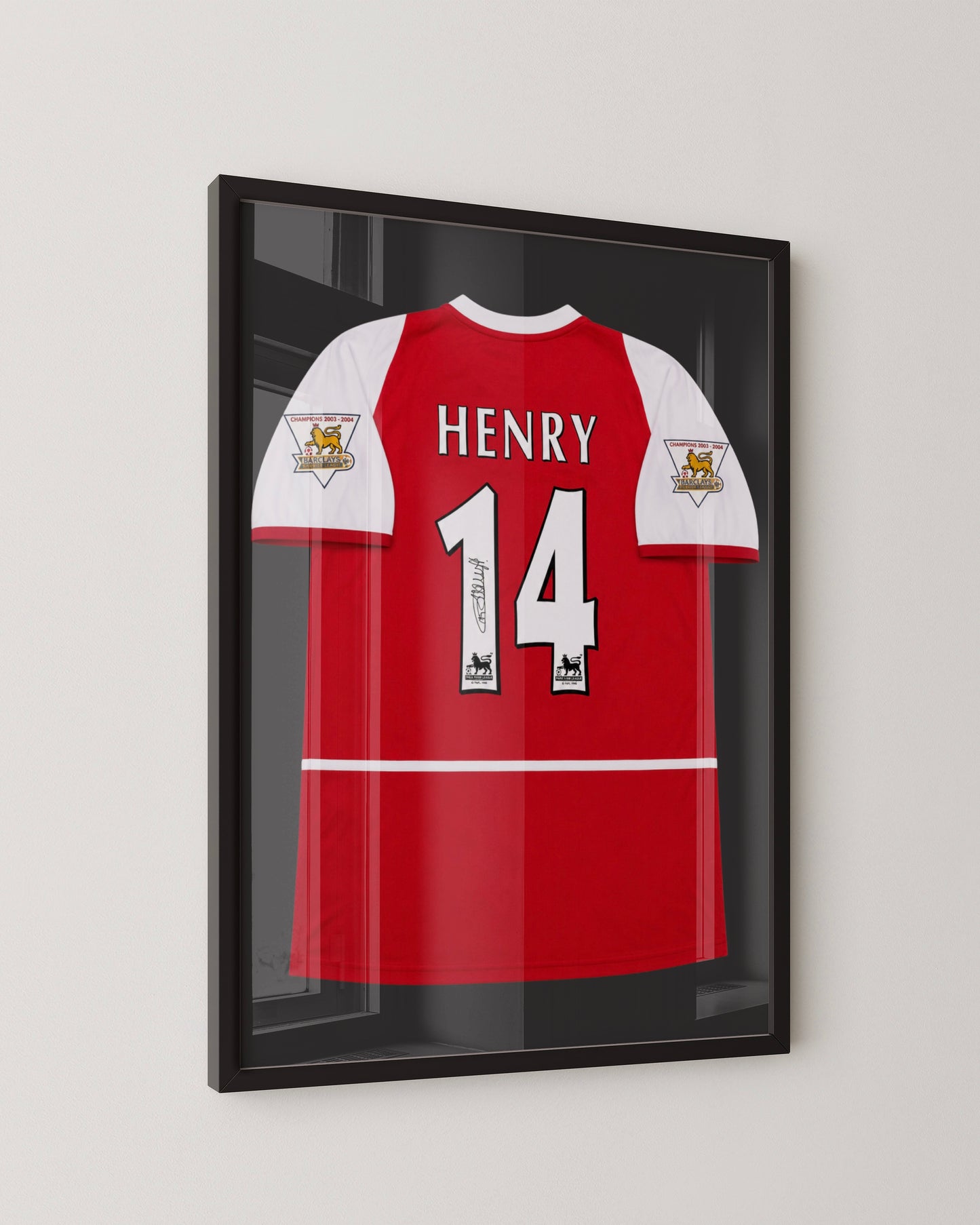 THIERRY HENRY - SIGNED ARSENAL 2003/2004 INVINCIBLES HOME JERSEY