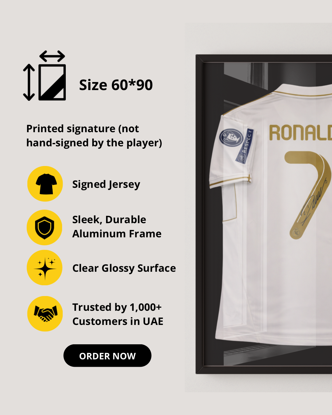 CRISTIANO RONALDO - SIGNED REAL MADRID 2011/2012 JERSEY