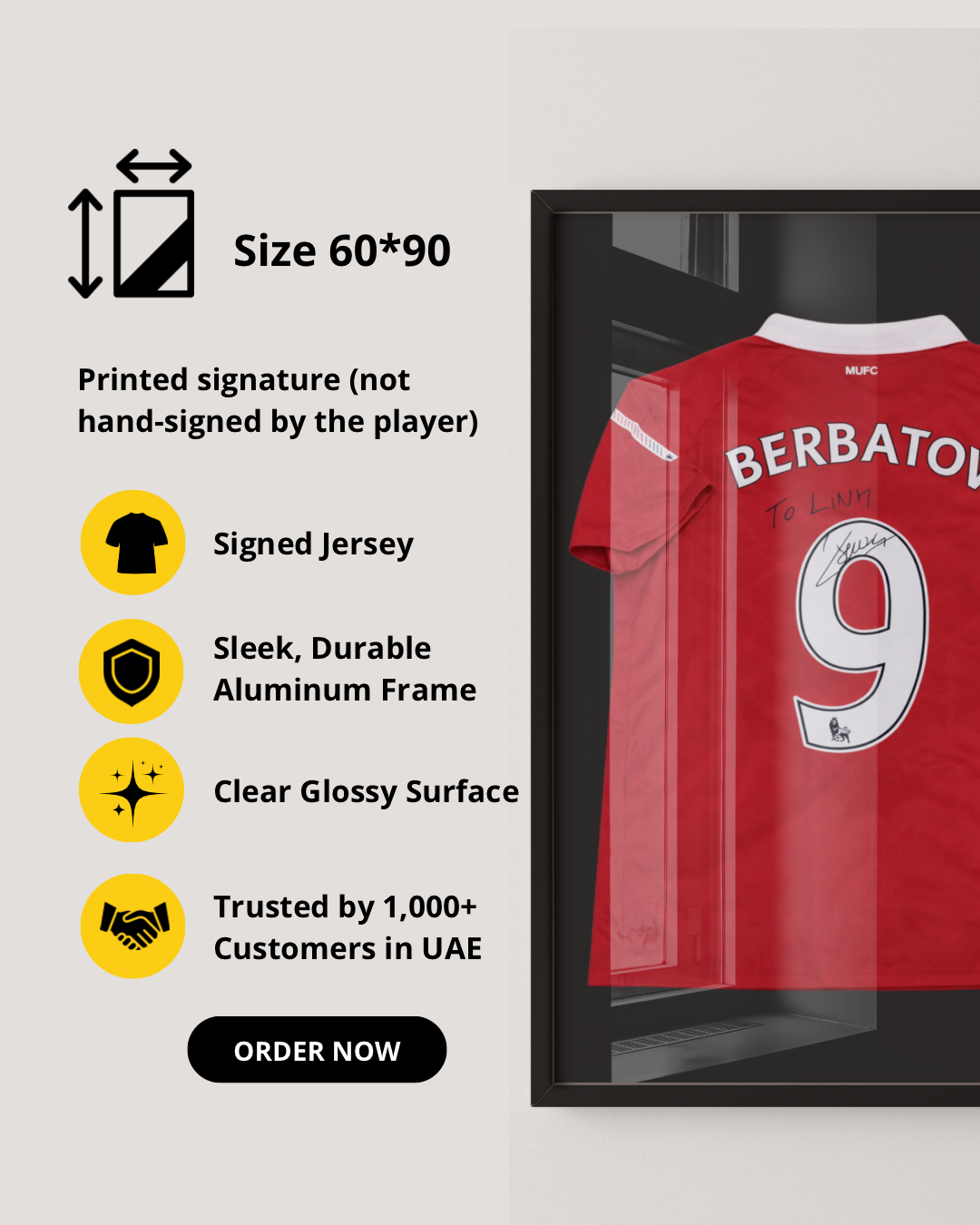 BERBATOV - SIGNED MANCHESTER UNITED 2010/2011 JERSEY