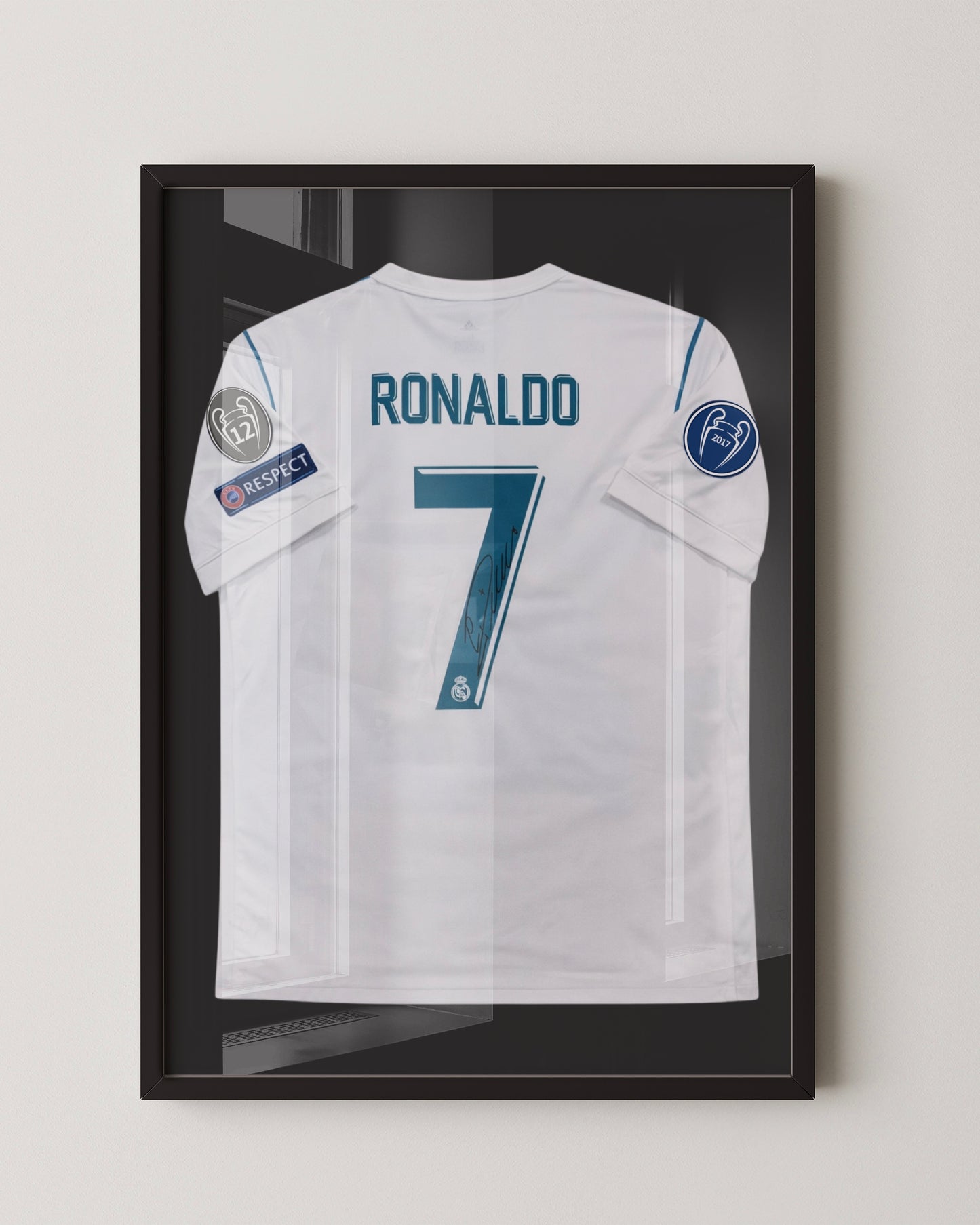CRISTIANO RONALDO - SIGNED REAL MADRID  2017/2018 CHAMPIONS LEAGUE JERSEY