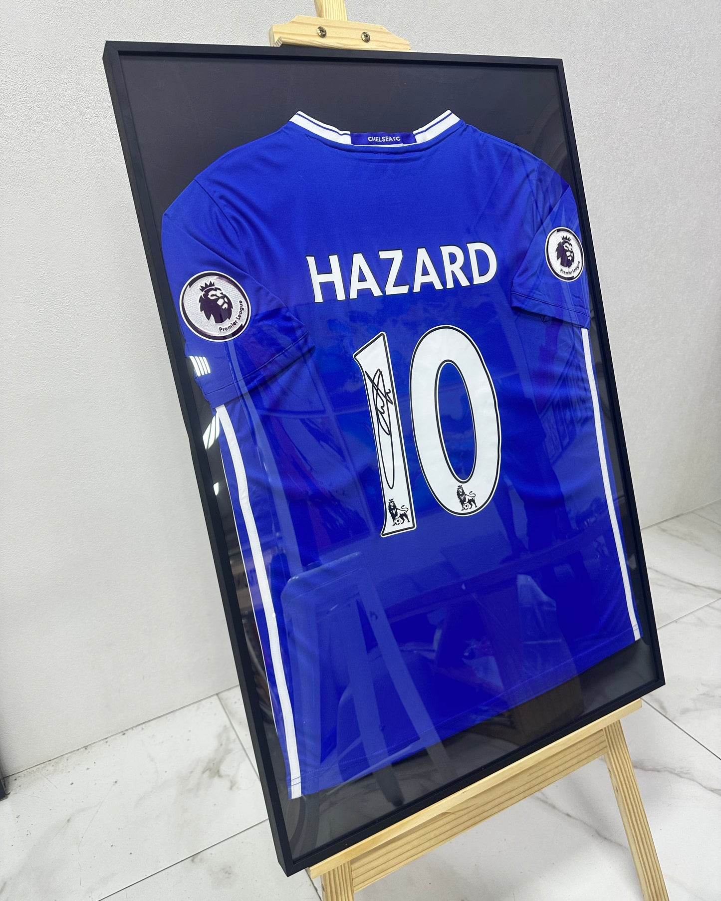 EDEN HAZARD - SIGNED CHELSEA 2016/2017 JERSEY