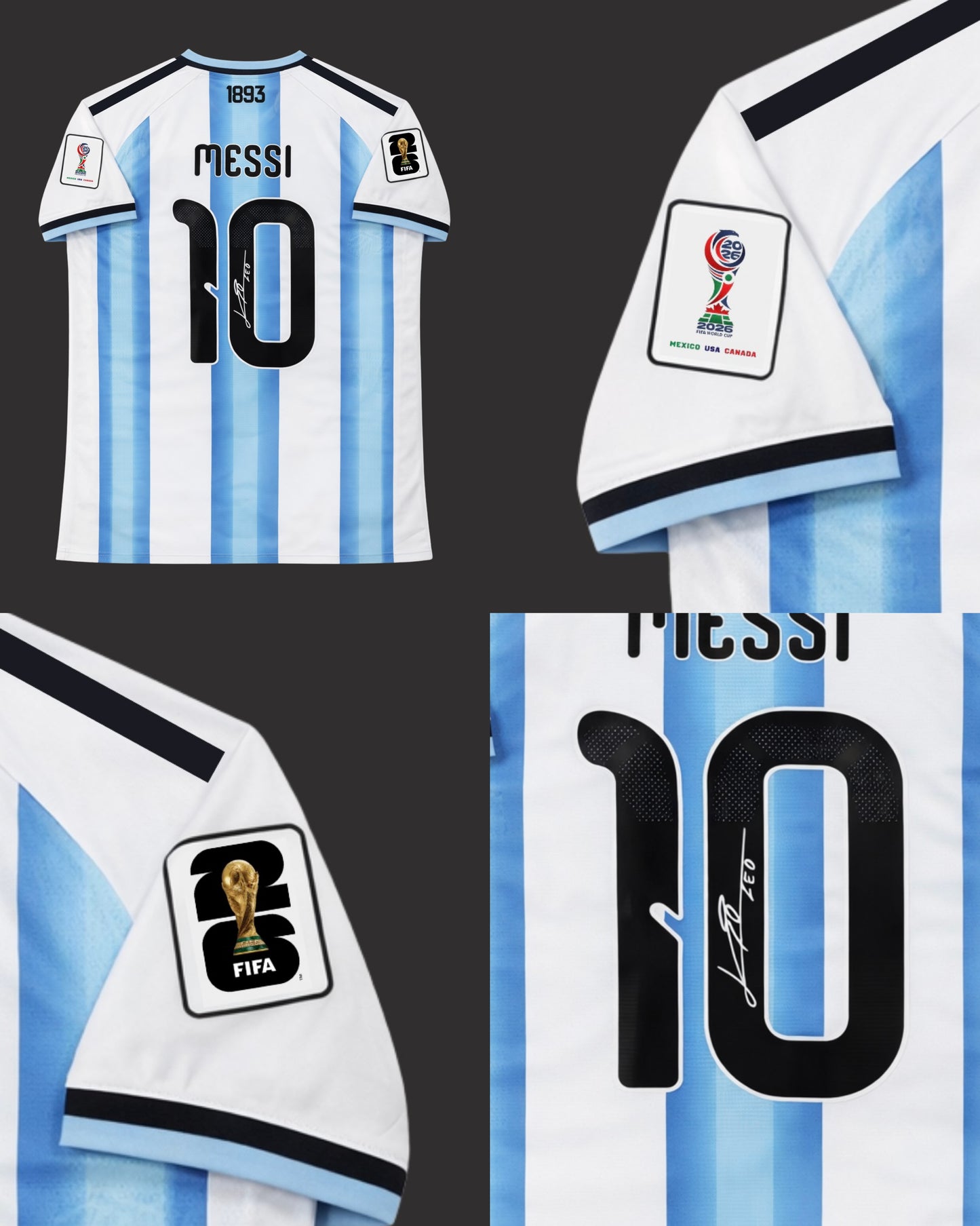 MESSI - SIGNED ARGENTINA 2026 WORLD CUP JERSEY
