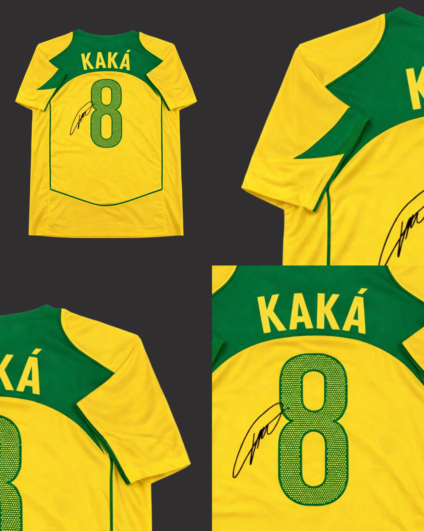 KAKA - SIGNED BRAZIL 2004/2006 JERSEY