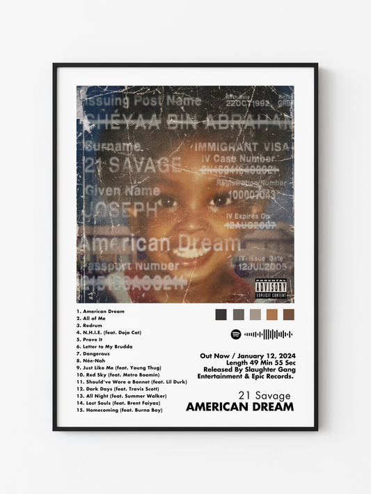AMERICAN DREAM - 21 SAVAGE