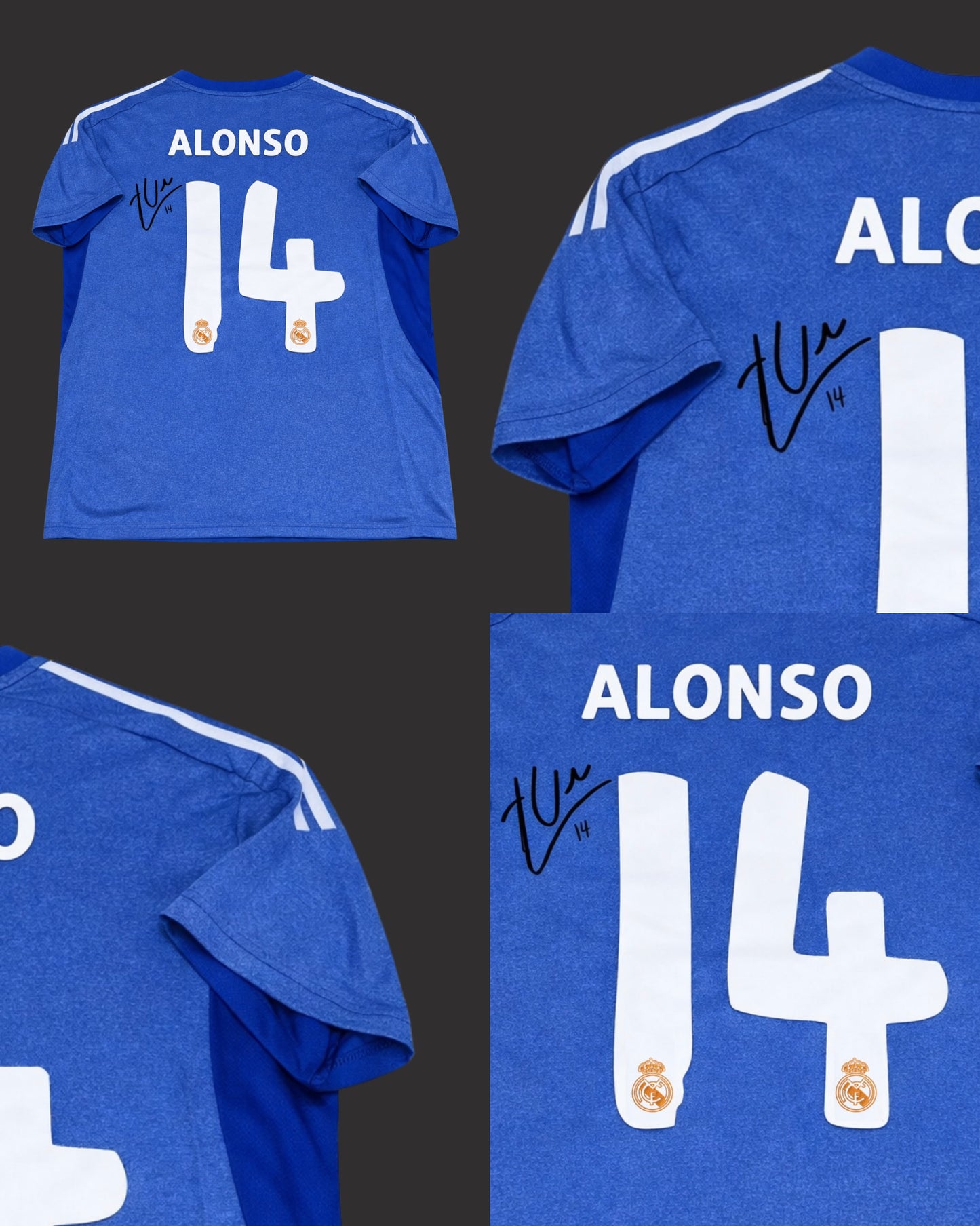 XABI ALONSO - SIGNED REAL MADRID 2013/2014 JERSEY