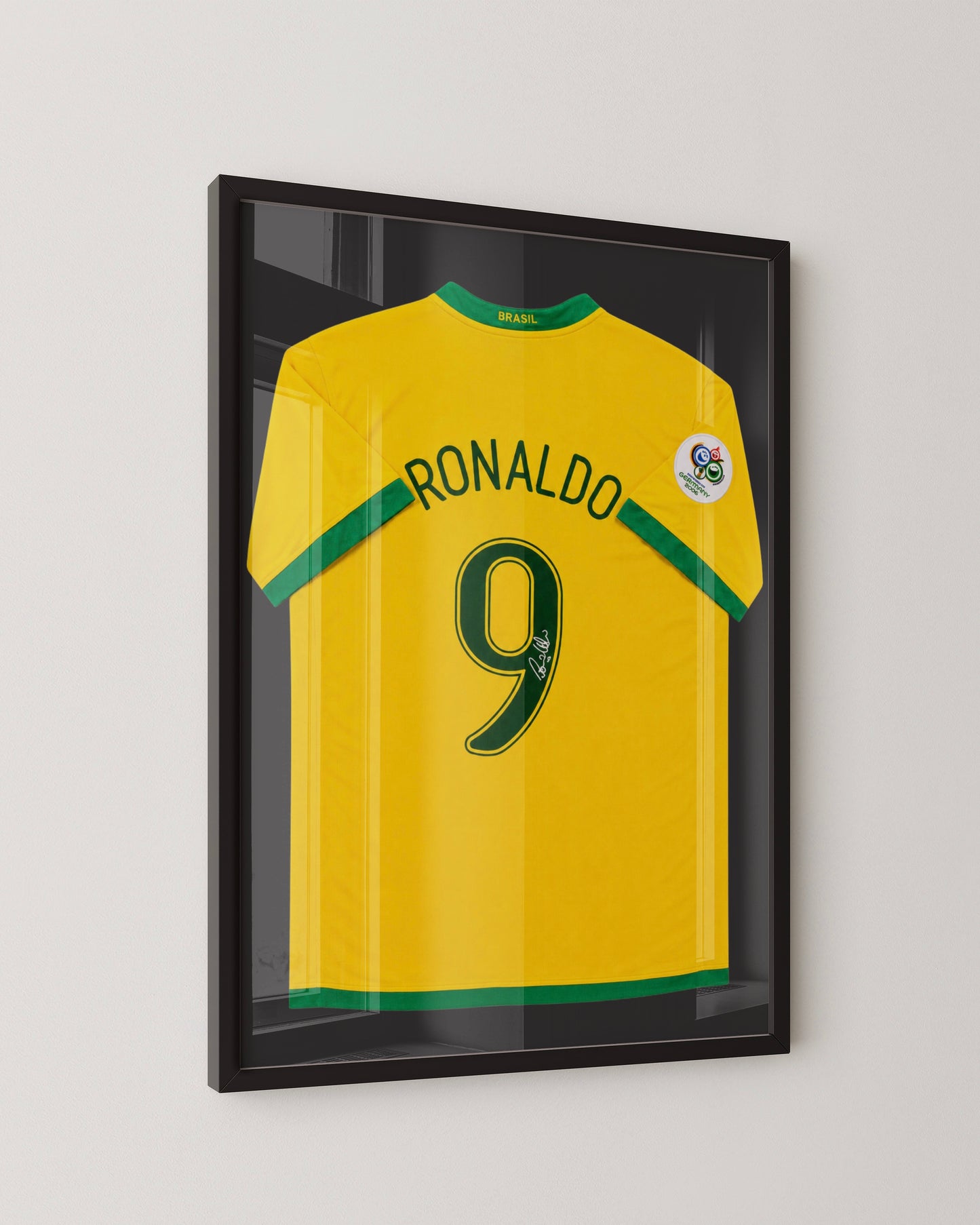 RONALDO NAZÁRIO R9 - SIGNED BRAZIL WORLD CUP 2006 JERSEY