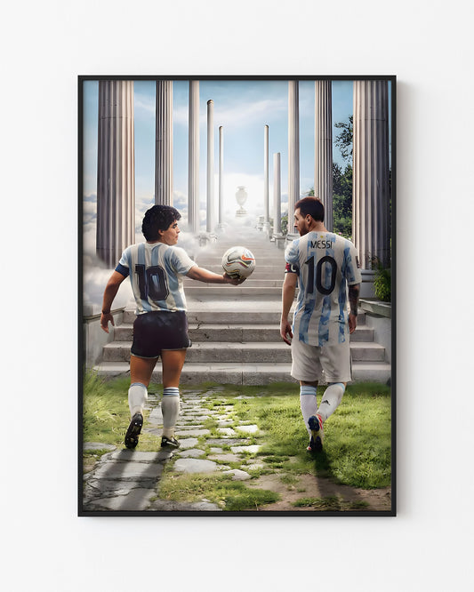 MESSI & MARADONA