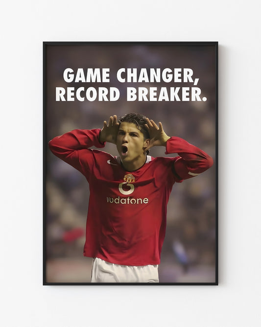 RONALDO - GAME CHANGER, RECORD BREAKER.