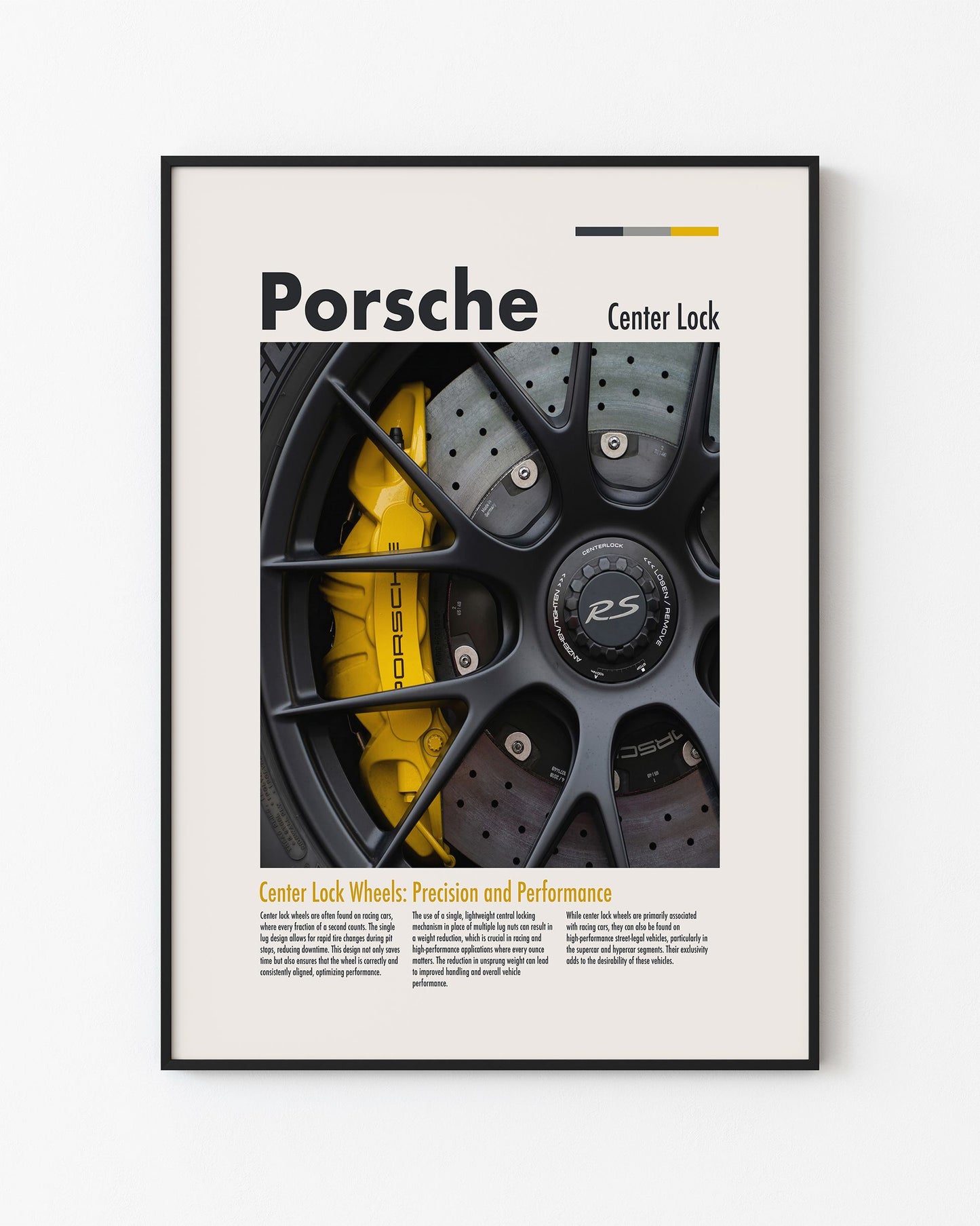 PORSCHE - CENTER LOCK WHEELS