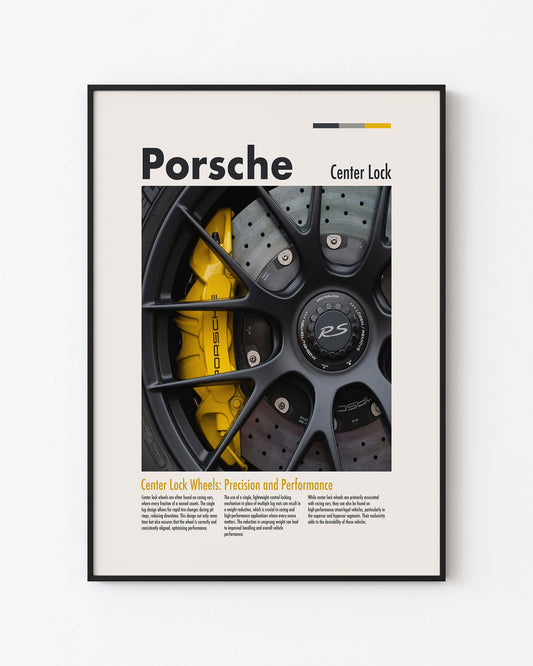 PORSCHE - CENTER LOCK WHEELS