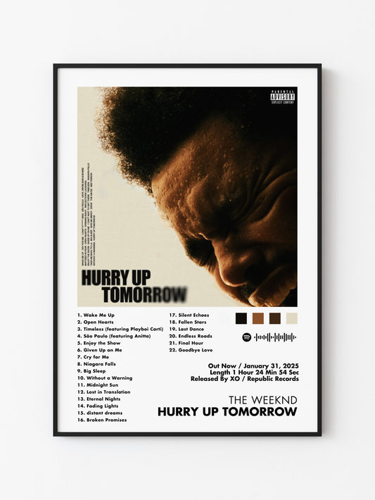 HURRY UP TOMORROW - THE WEEKND