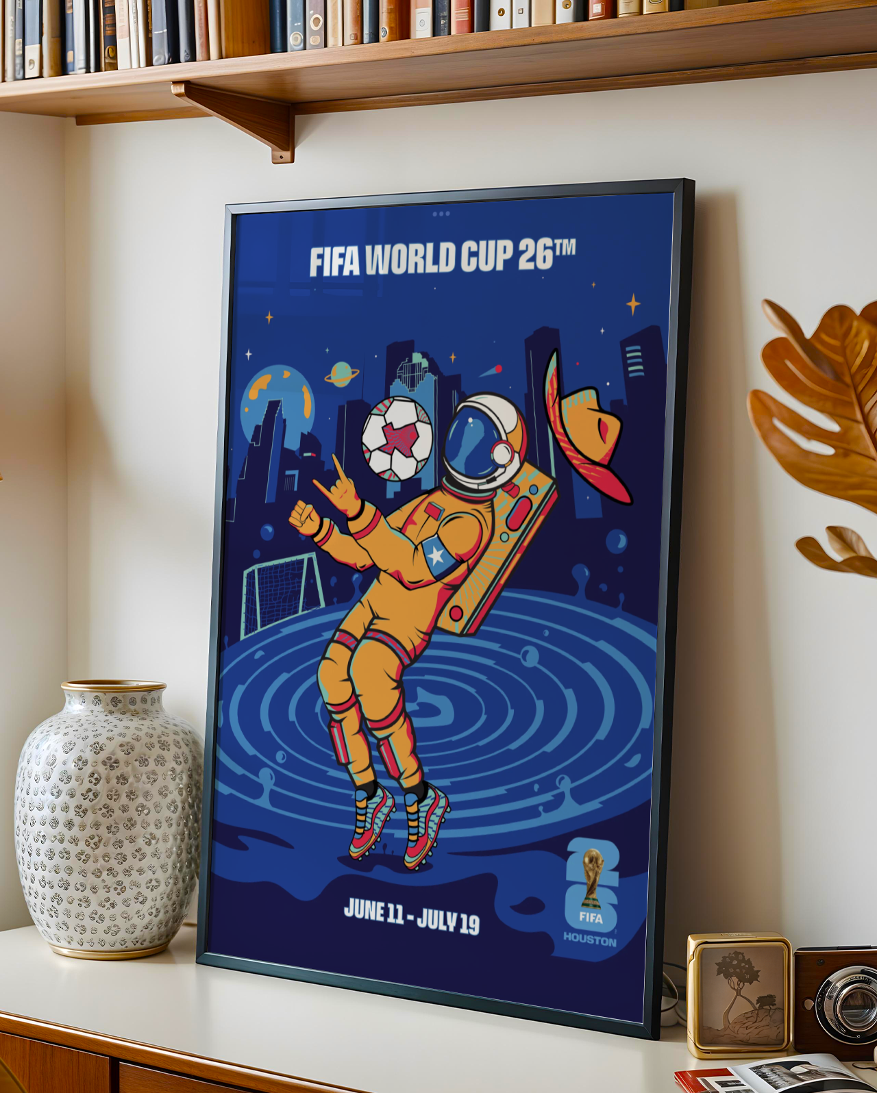FIFA WORLD CUP 2026 -  HOUSTON CITY POSTER