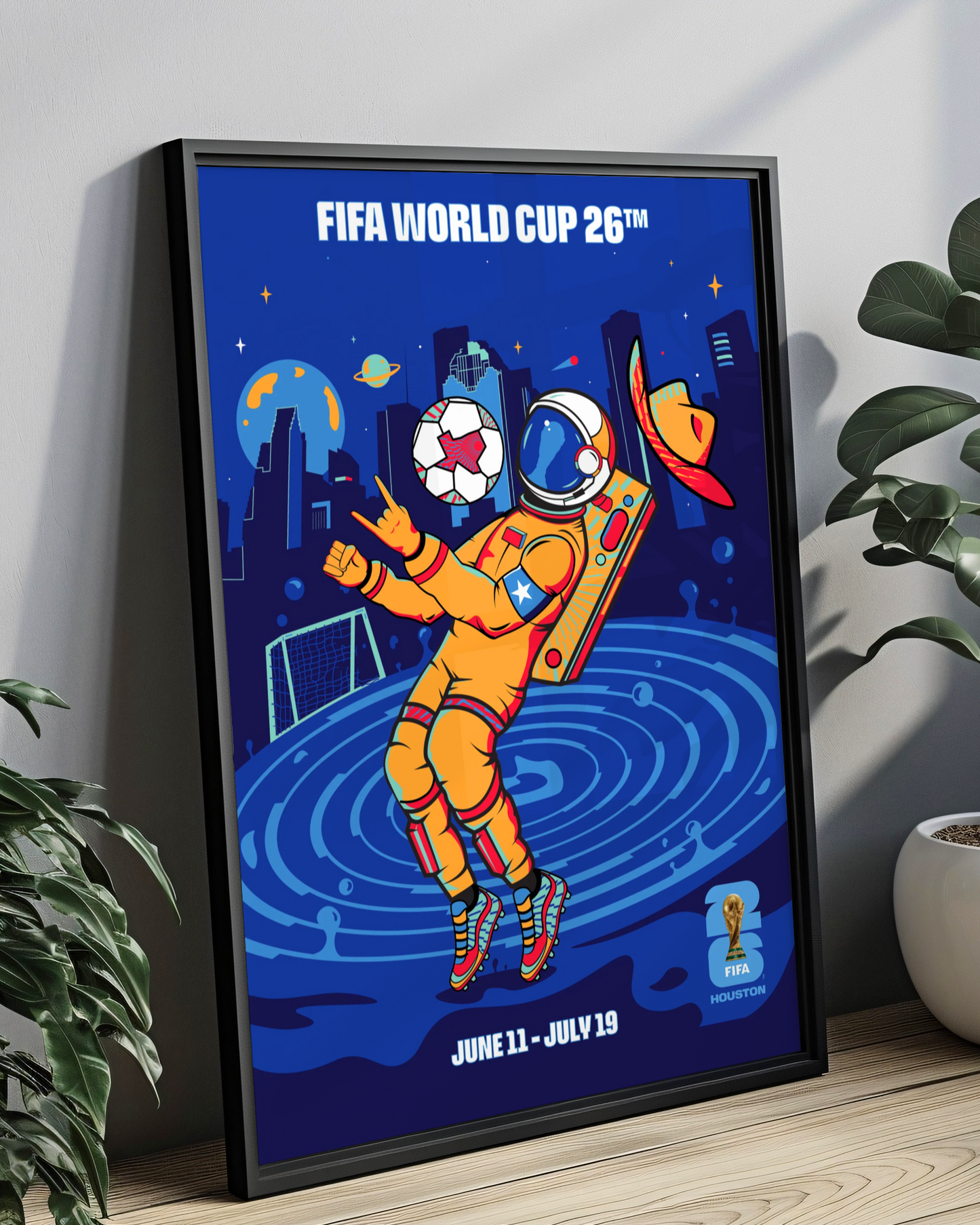 FIFA WORLD CUP 2026 -  HOUSTON CITY POSTER